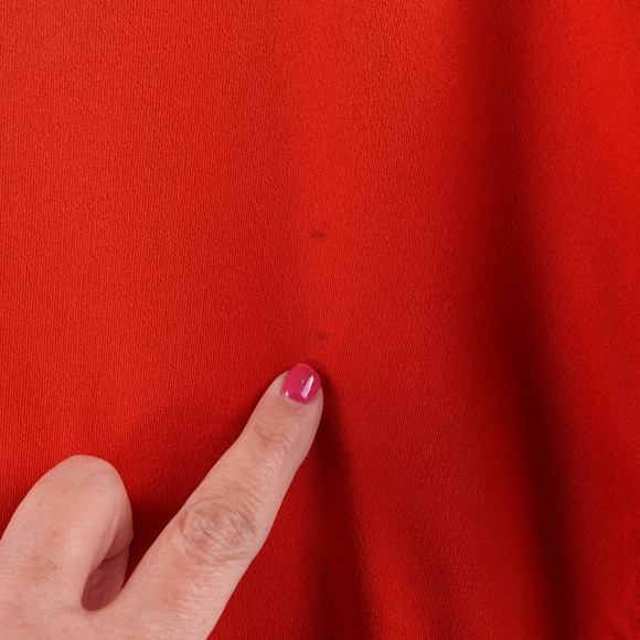 FootJoy FJ Golf Pullover Red Gray 1/4 Zip Mens M Athletic Performance Stretch - Picture 4 of 7